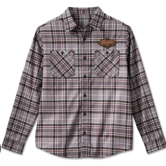 Harley-Davidson Shirts | Nwt Men Harley Davidson 120 Years Anniversary Edition Button Down Shirt | Color: Black/Gray | Size: 4xl | Realoldlady's Harley-Davidson Shirts | Nwt Men Harley Davidson 120 Years Anniversary Edition Button Down Shirt | Color: Black/Gray | Size: 4xl | Realoldlady's